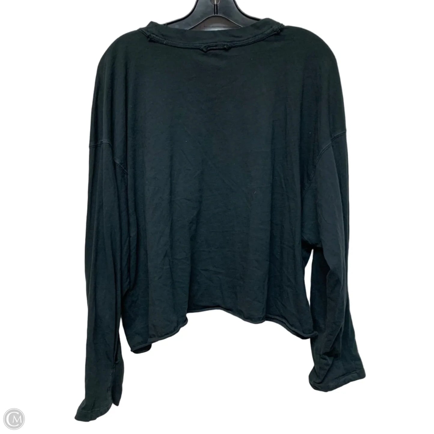 Athletic Top Long Sleeve Crewneck By Free People In Grey, Size: M