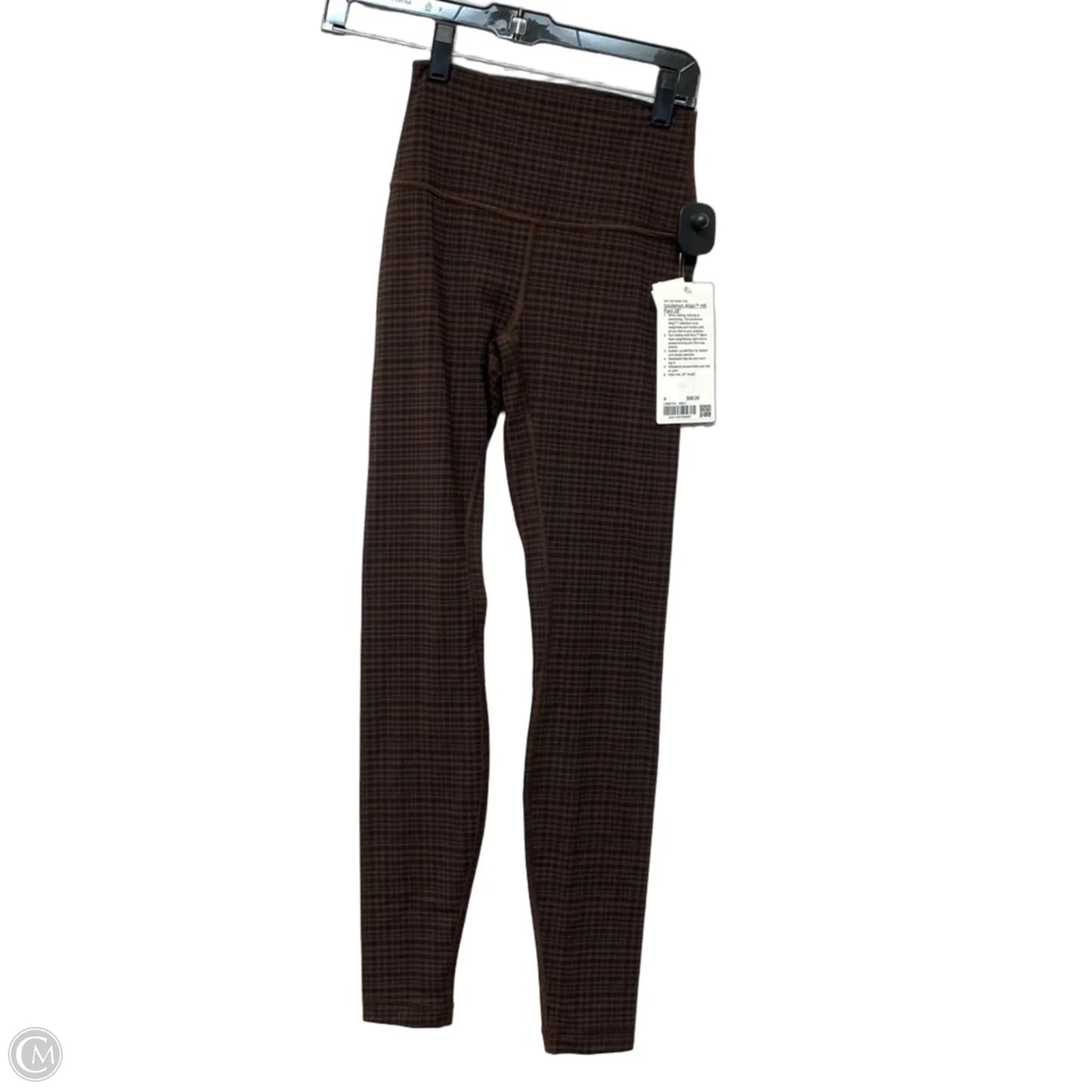 Athletic Leggings By Lululemon In Brown, Size: S