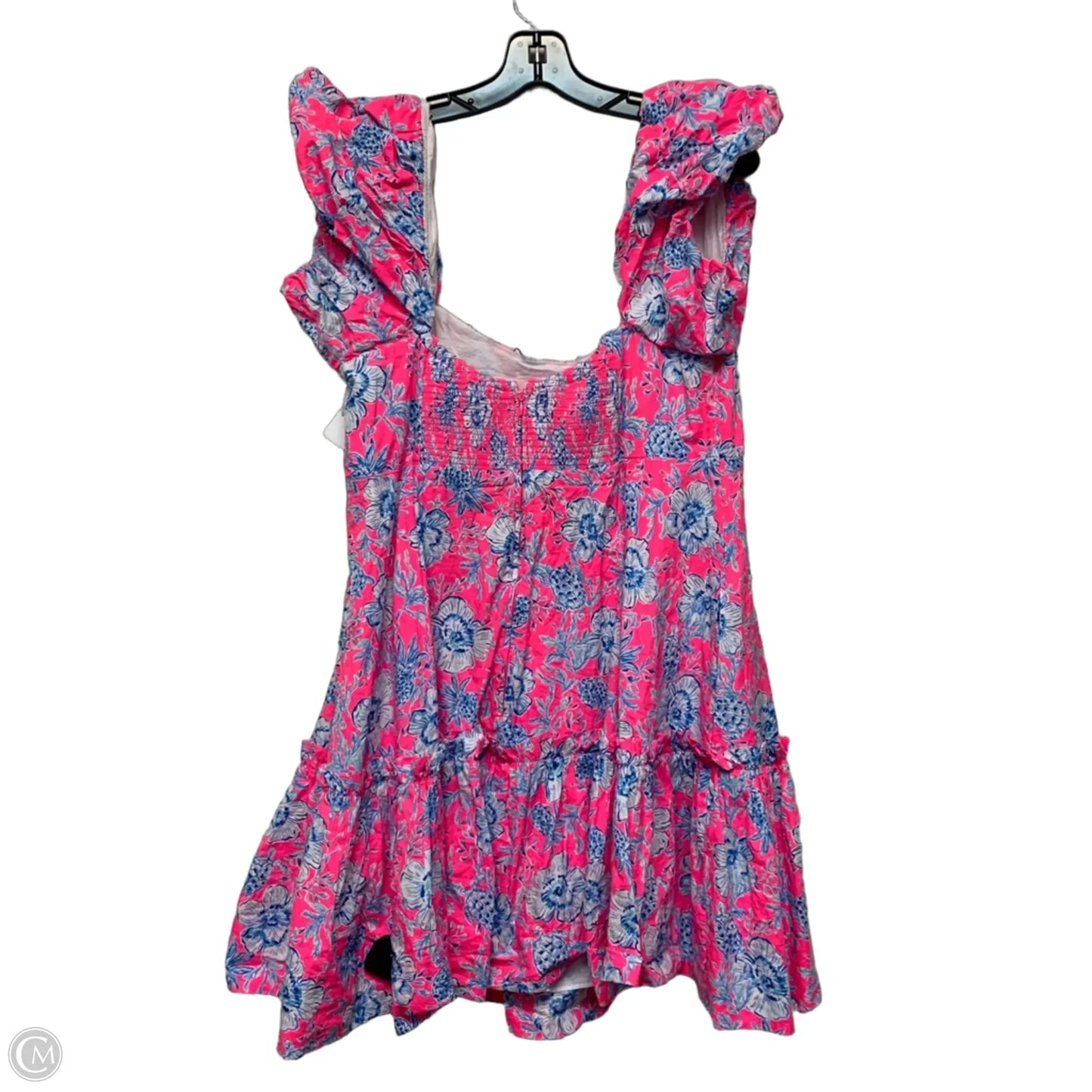 Dress Designer By Lilly Pulitzer In Blue & Pink, Size: L