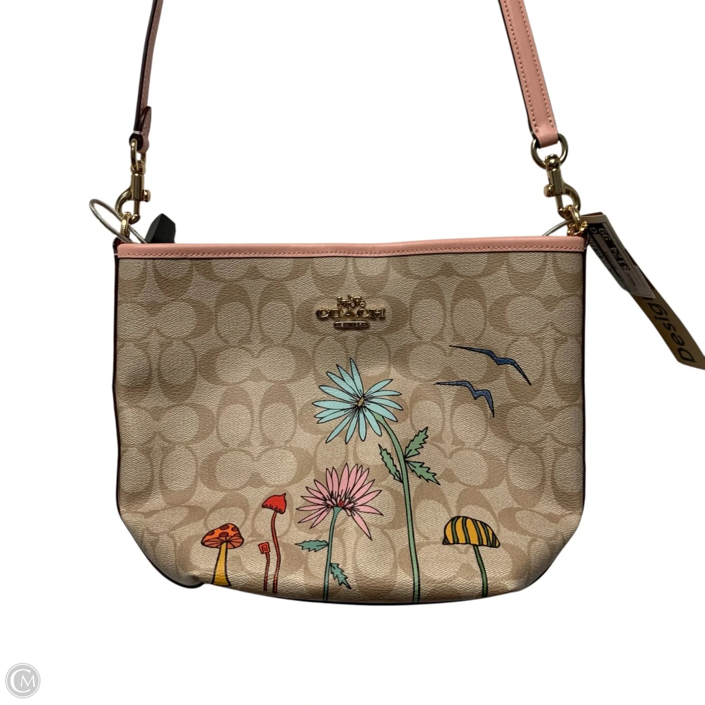 Crossbody Designer By Coach, Size: Medium