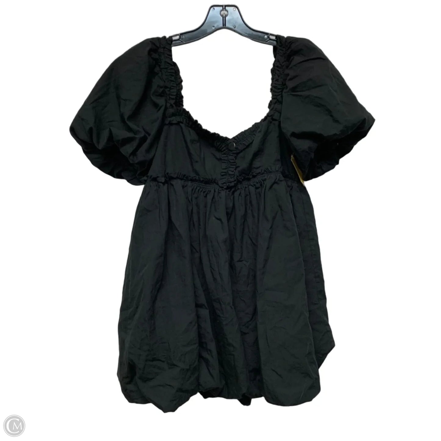 Tunic Short Sleeve By Free People In Black, Size: Xs