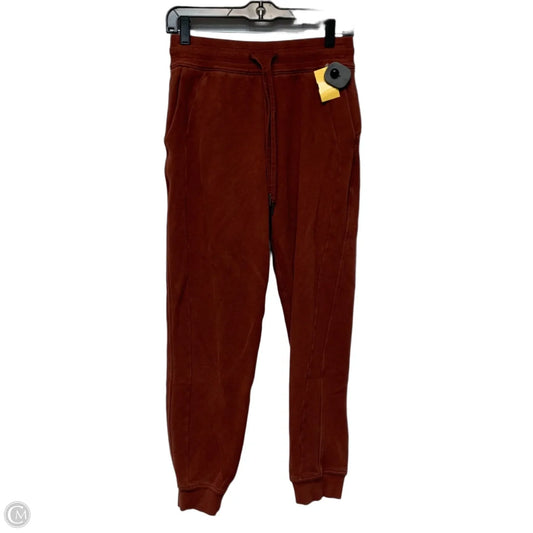 Athletic Pants By Lululemon In Orange, Size: S