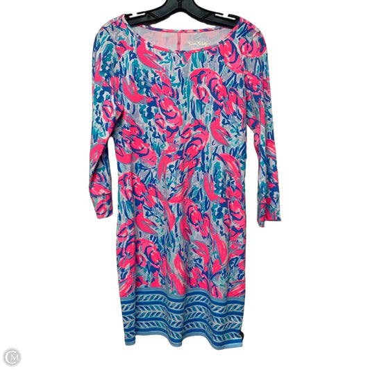 Dress Designer By Lilly Pulitzer In Blue & Pink, Size: S