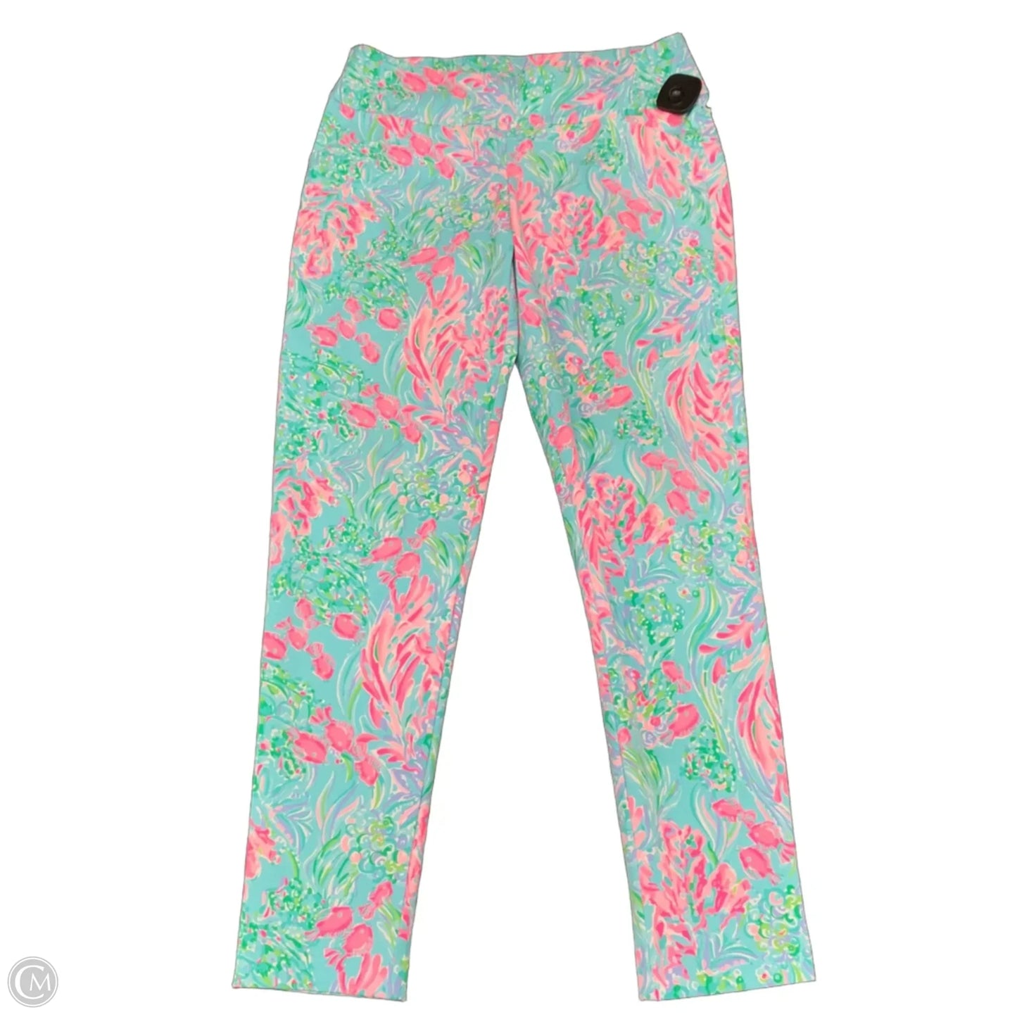 Pants Designer By Lilly Pulitzer In Blue & Pink, Size: 6