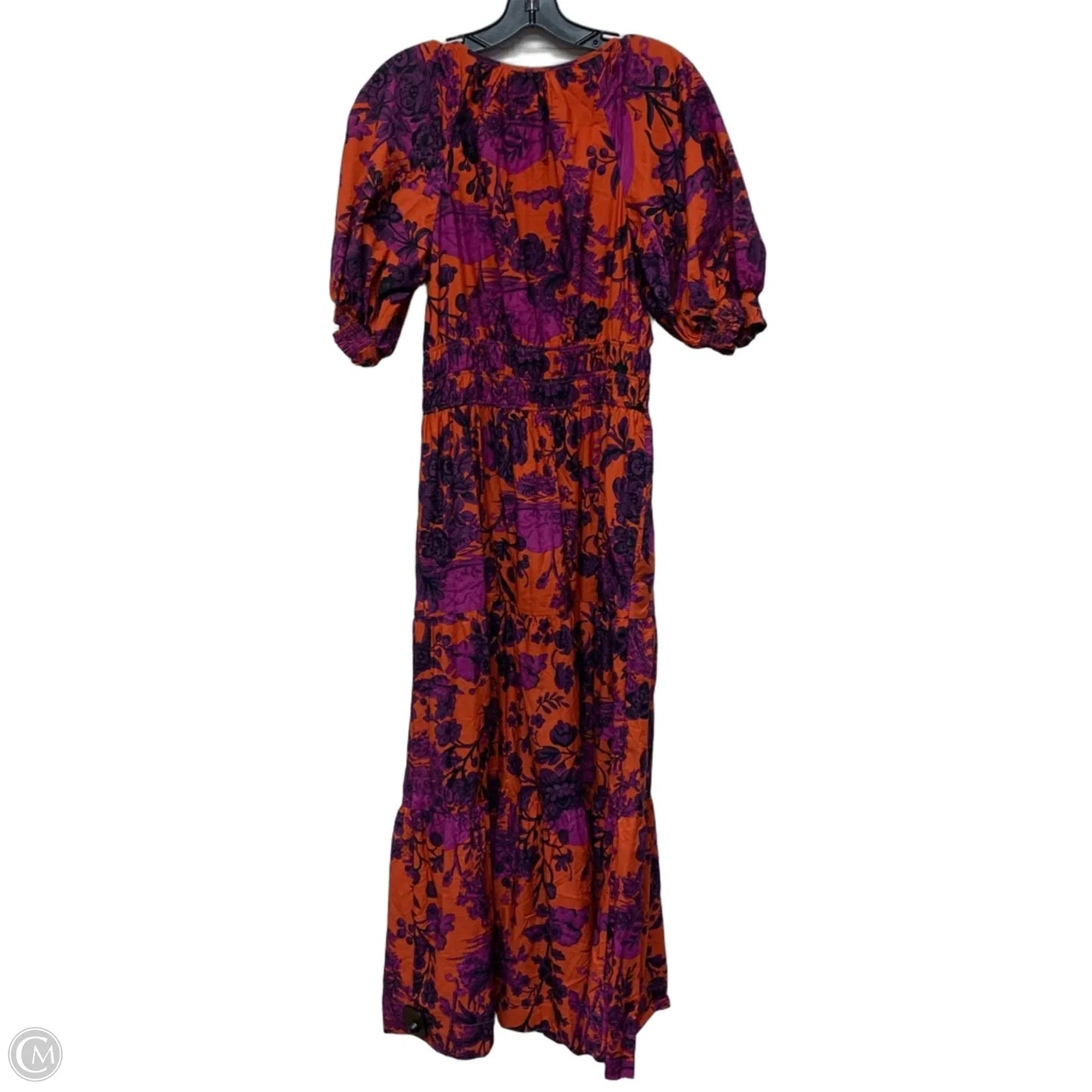 Dress Casual Maxi By Anthropologie In Orange & Purple, Size: M