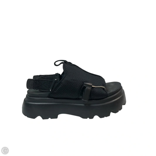 Sandals Designer By Ugg In Black, Size: 8