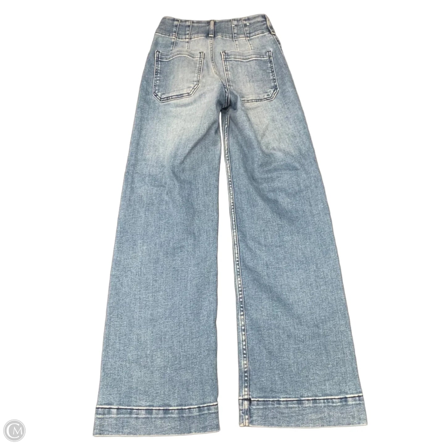 Jeans Wide Leg By Maeve In Blue Denim, Size: 0