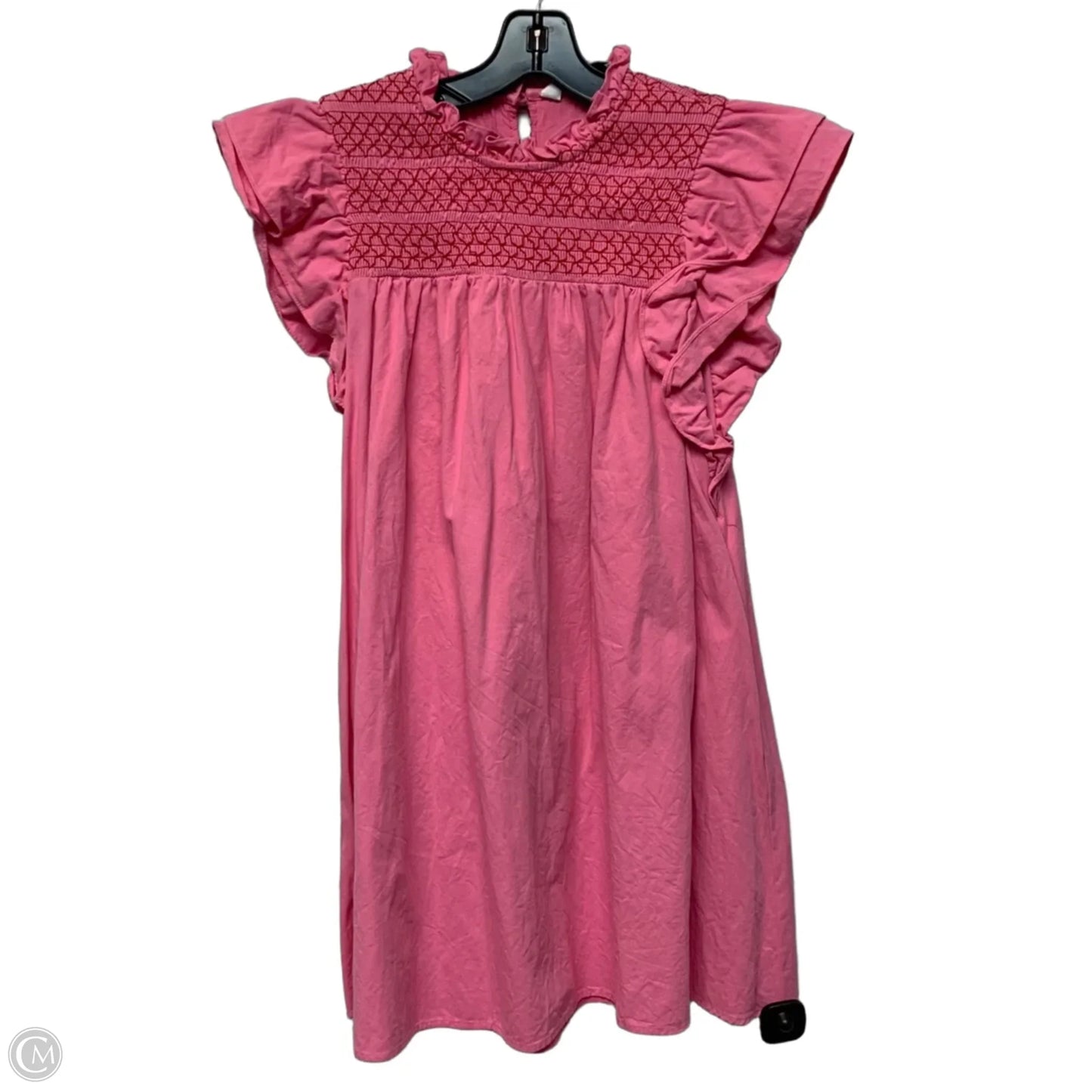 Dress Casual Short By Crosby In Pink & Red, Size: S