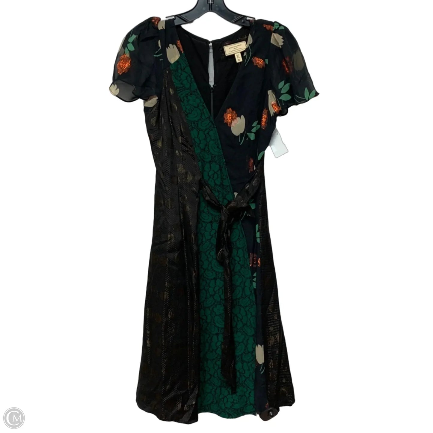 Dress Casual Midi By Moulinette Soeurs In Blue & Green, Size: Xs