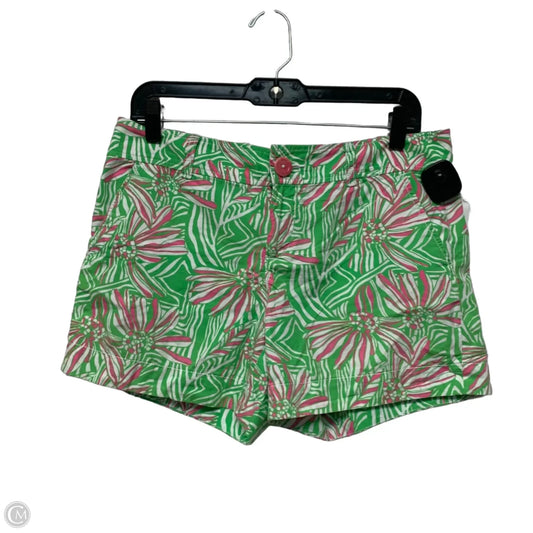 Shorts Designer By Lilly Pulitzer In Green & Pink, Size: 6