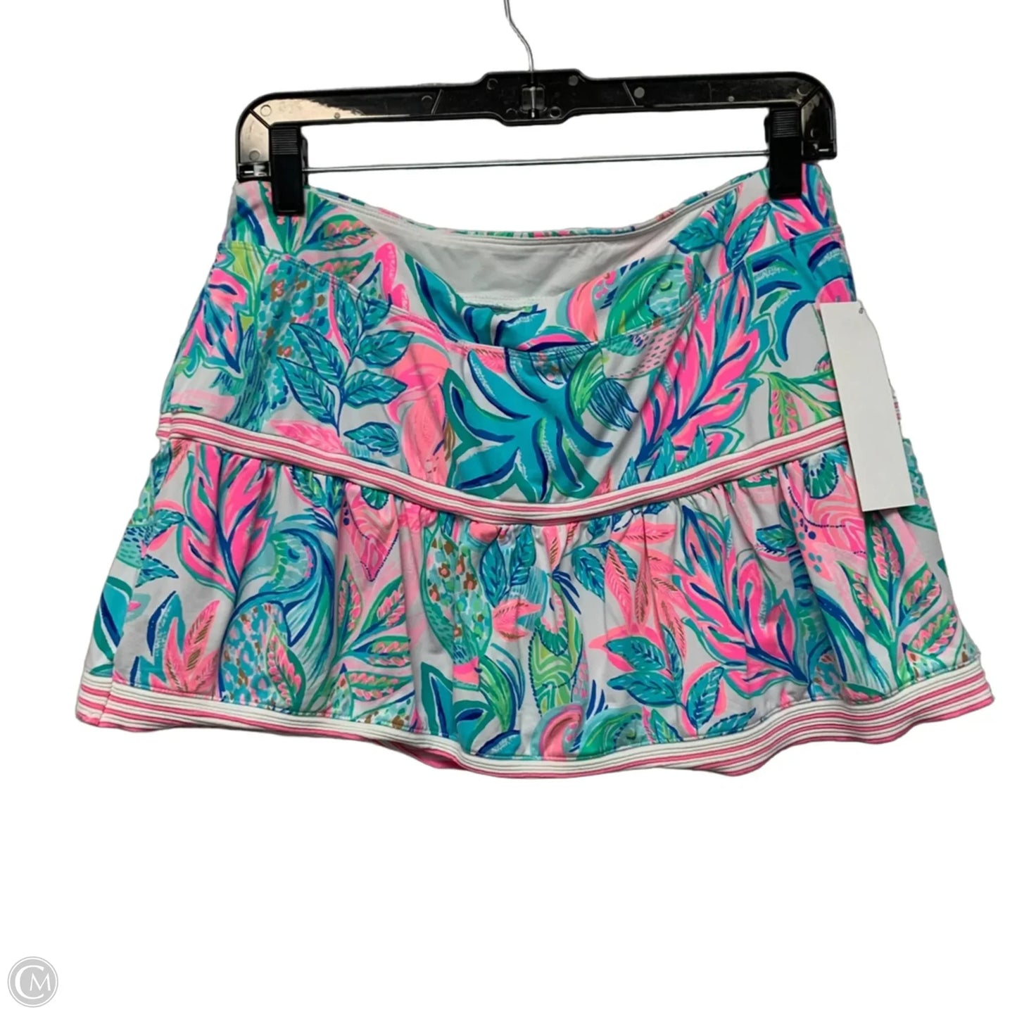 Athletic Skort Designer By Lilly Pulitzer In Blue & Pink, Size: M
