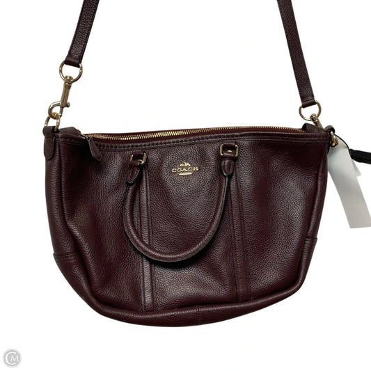 Crossbody Designer By Coach, Size: Medium