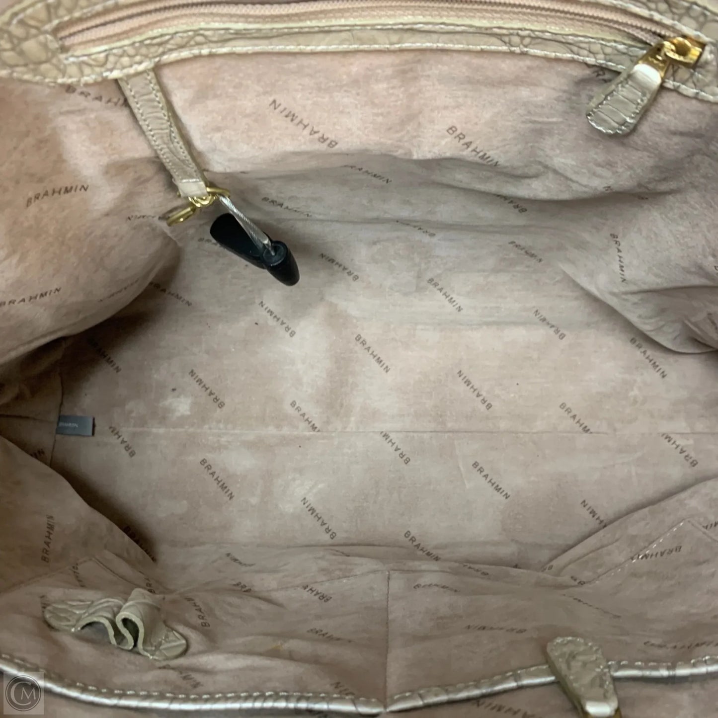 Tote Designer By Brahmin, Size: Large