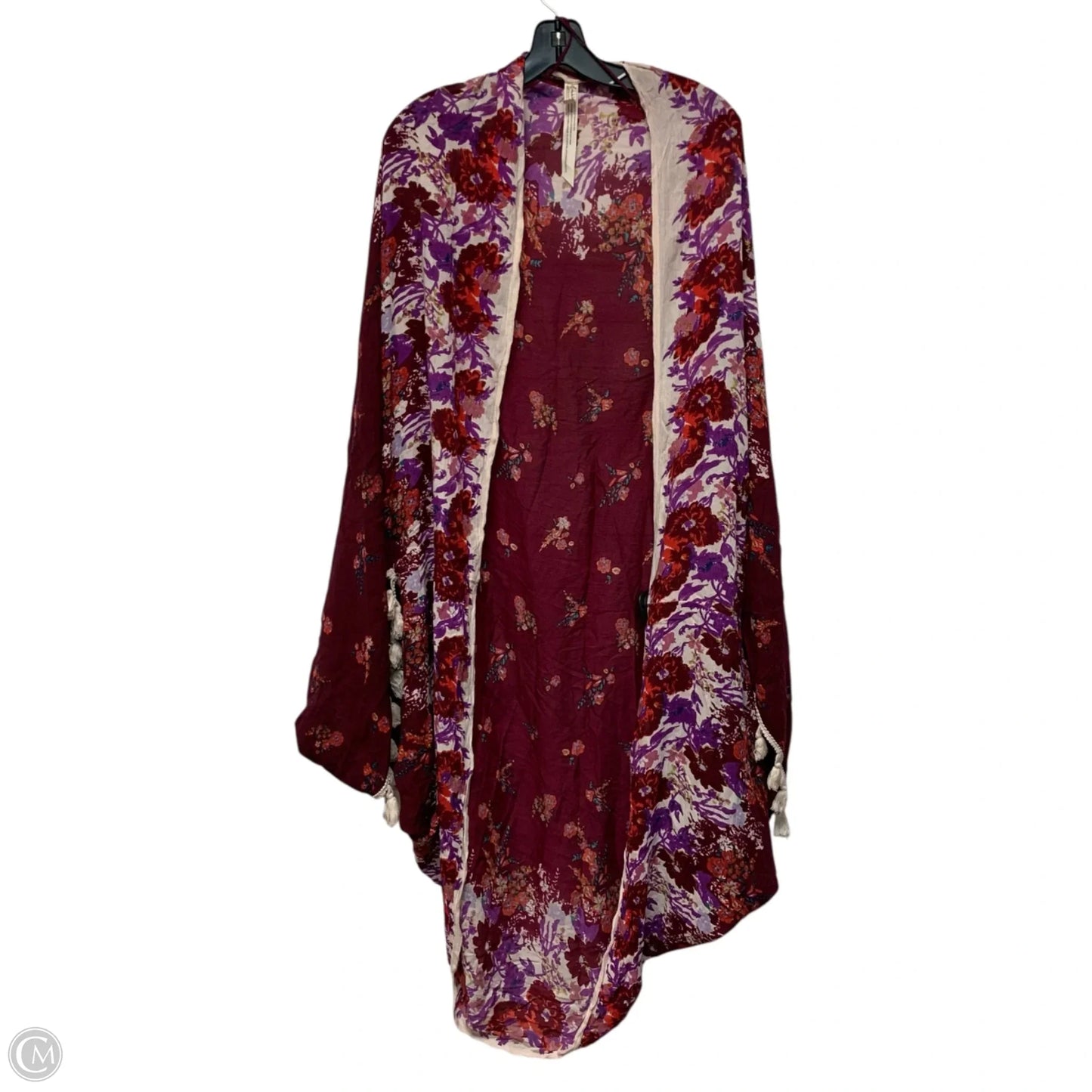 Kimono By Free People In Purple & Red, Size: Osfm