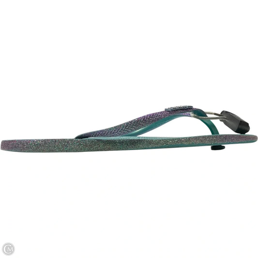 Sandals Flip Flops By Havaianas In Blue, Size: 9