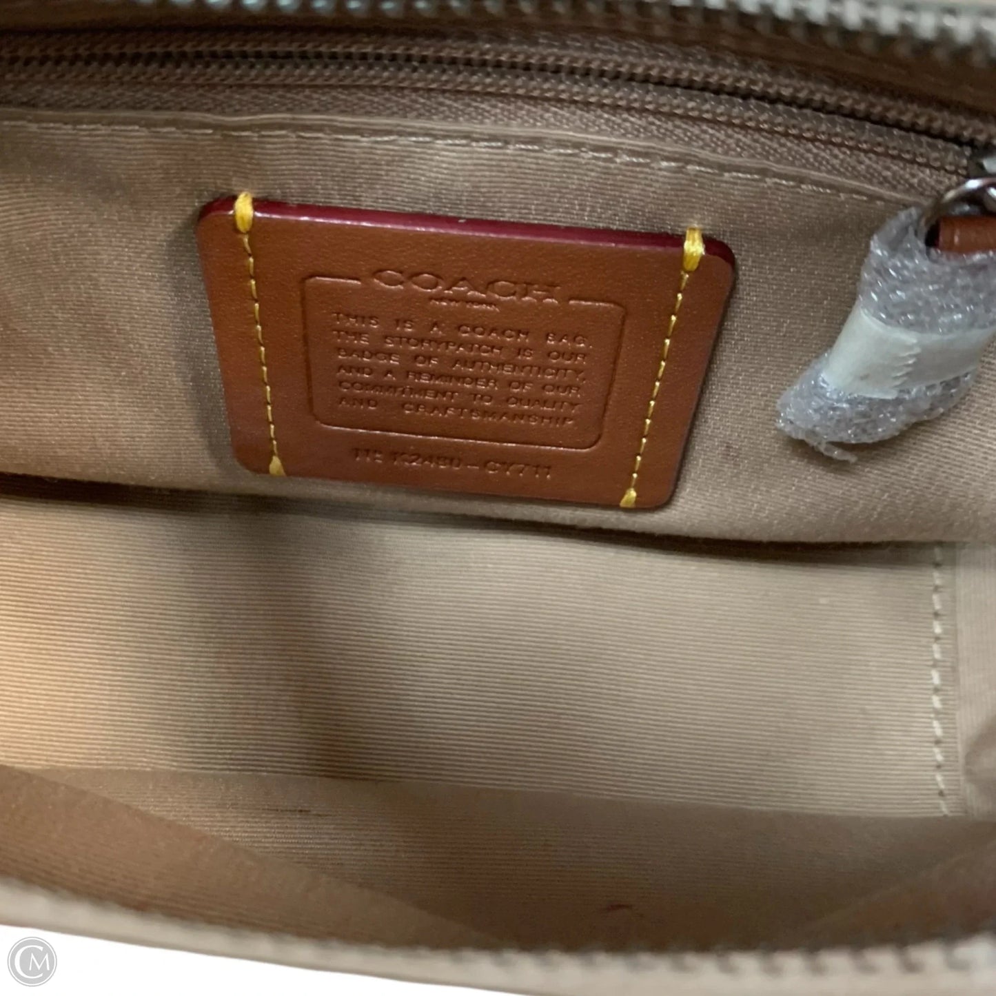 Crossbody Designer By Coach, Size: Small