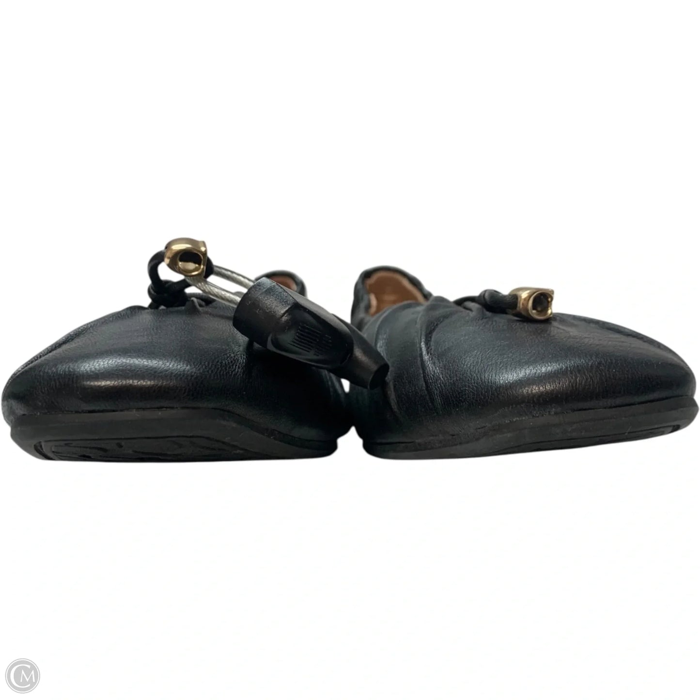 Shoes Designer By Coach In Black & Gold, Size: 8.5