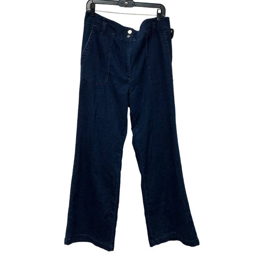 Jeans Wide Leg By Maeve In Blue Denim, Size: 14