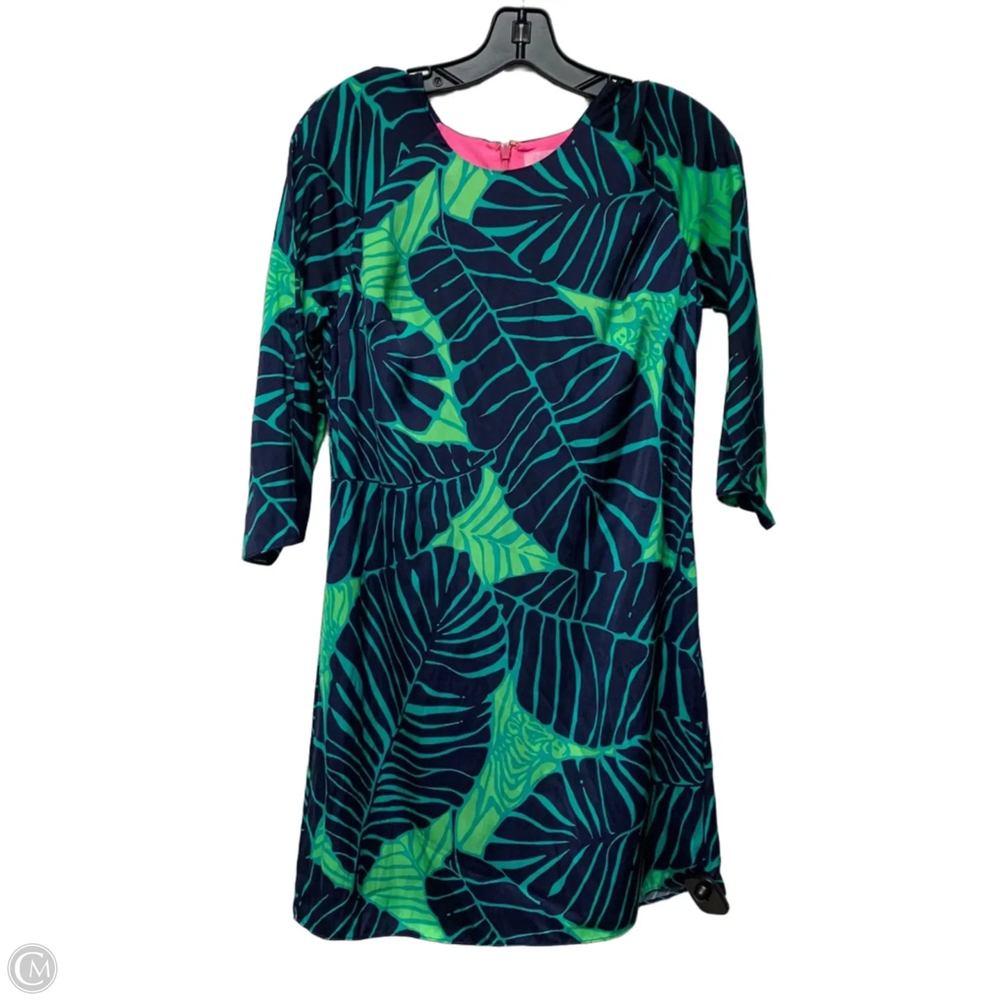 Dress Designer By Lilly Pulitzer In Blue & Green, Size: Xs