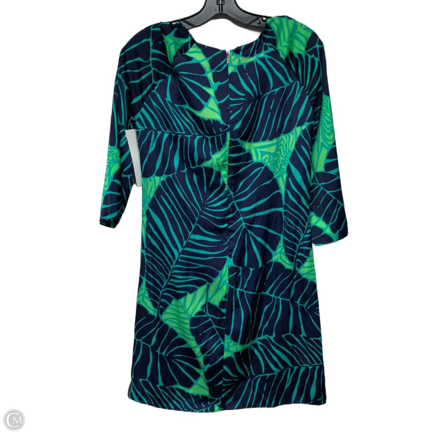 Dress Designer By Lilly Pulitzer In Blue & Green, Size: Xs