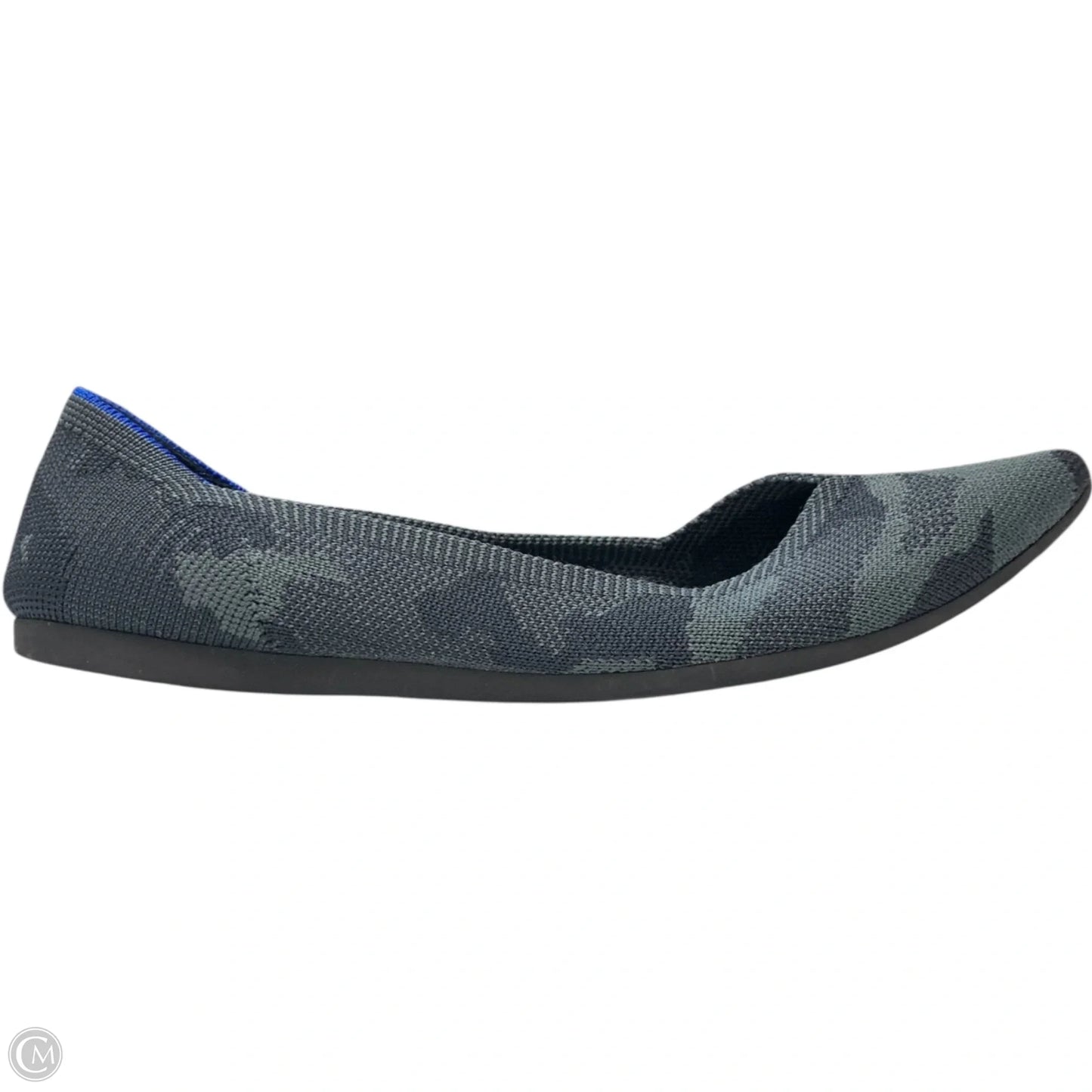 Shoes Flats By Rothys In Black & Grey, Size: 7.5