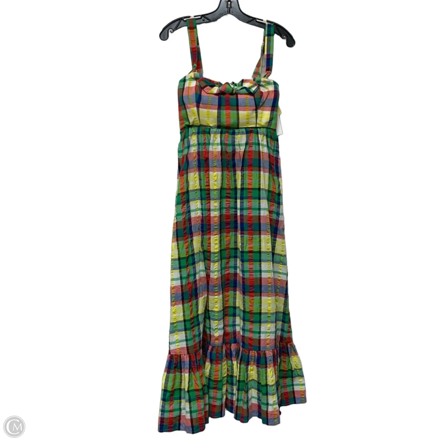Dress Designer By Kate Spade In Checkered Pattern, Size: M