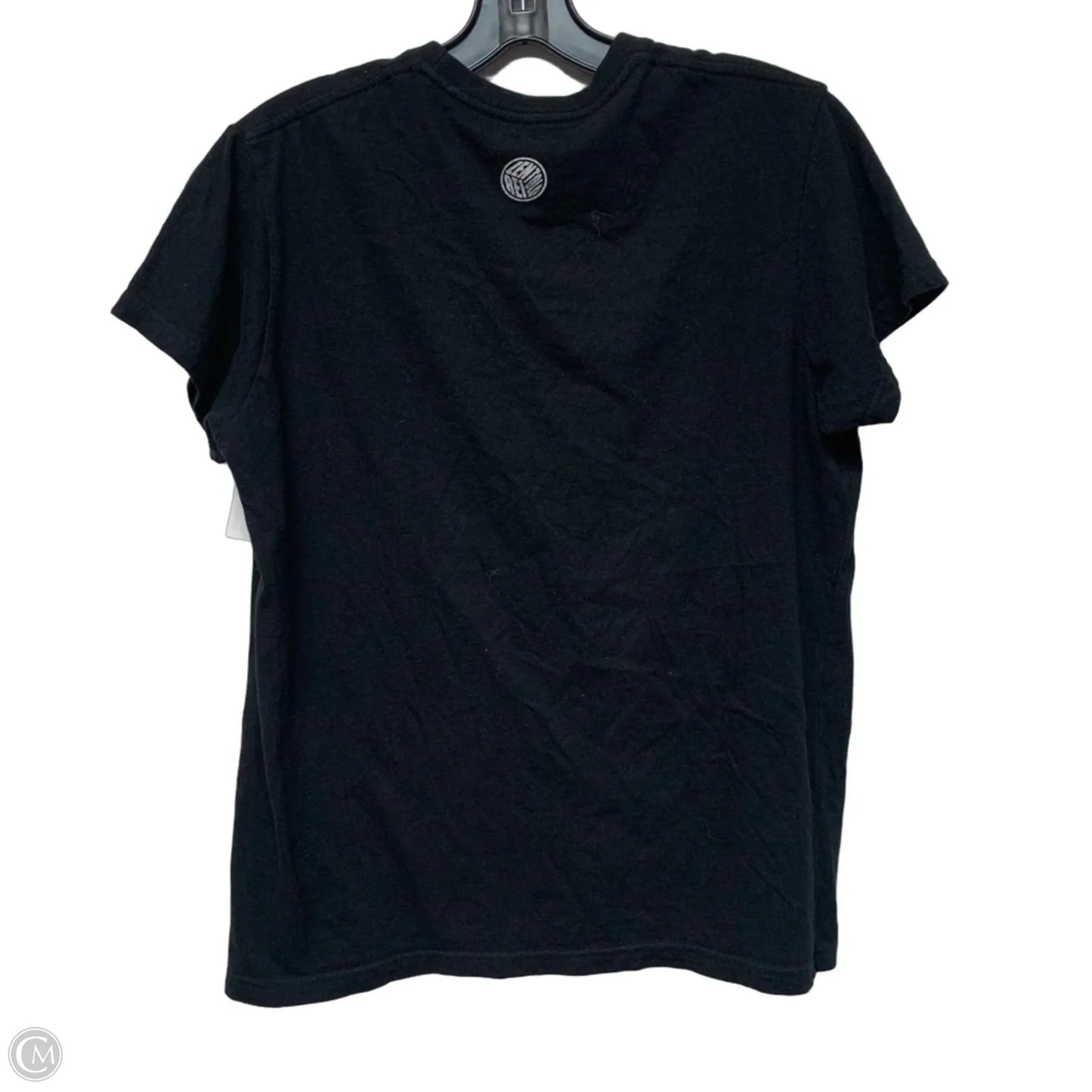 Top Short Sleeve By reizentolo In Black, Size: S