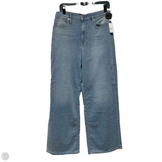 Jeans Wide Leg By Gap In Blue, Size: 10