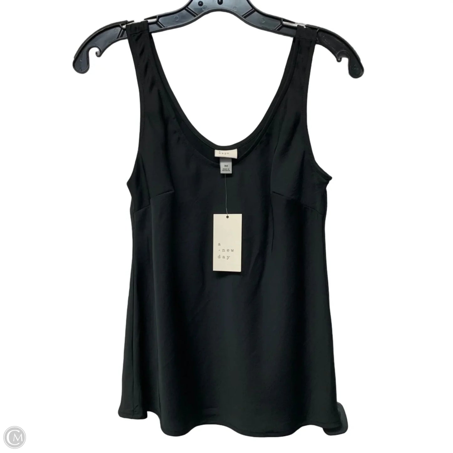 Blouse Sleeveless By A New Day In Black, Size: Xs
