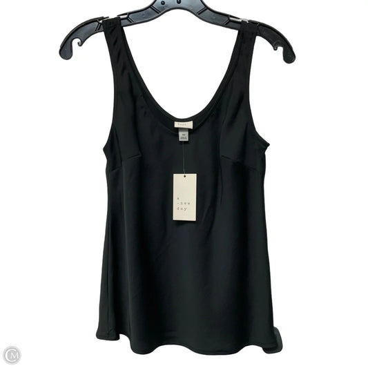 Blouse Sleeveless By A New Day In Black, Size: Xs
