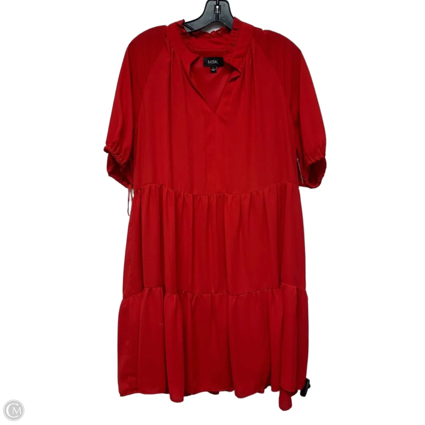 Dress Casual Short By Msk In Red, Size: L