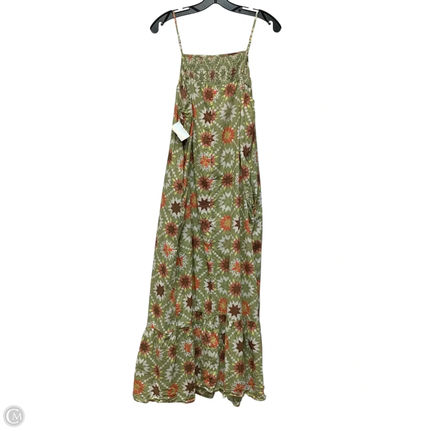 Dress Casual Maxi By Universal Thread In Green & Orange, Size: L