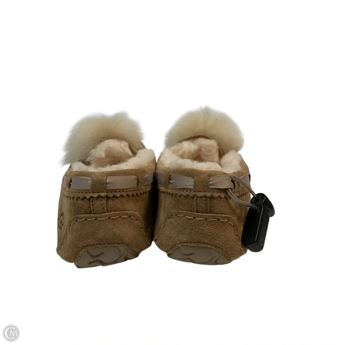 Slippers Designer By Ugg In Brown, Size: 9