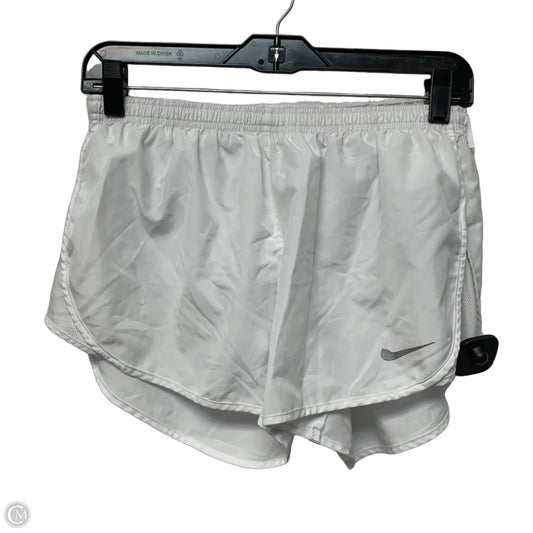 Athletic Shorts By Nike Apparel In White, Size: M