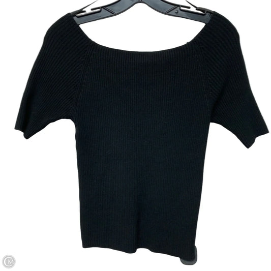 Top Short Sleeve By Anthropologie In Black, Size: S