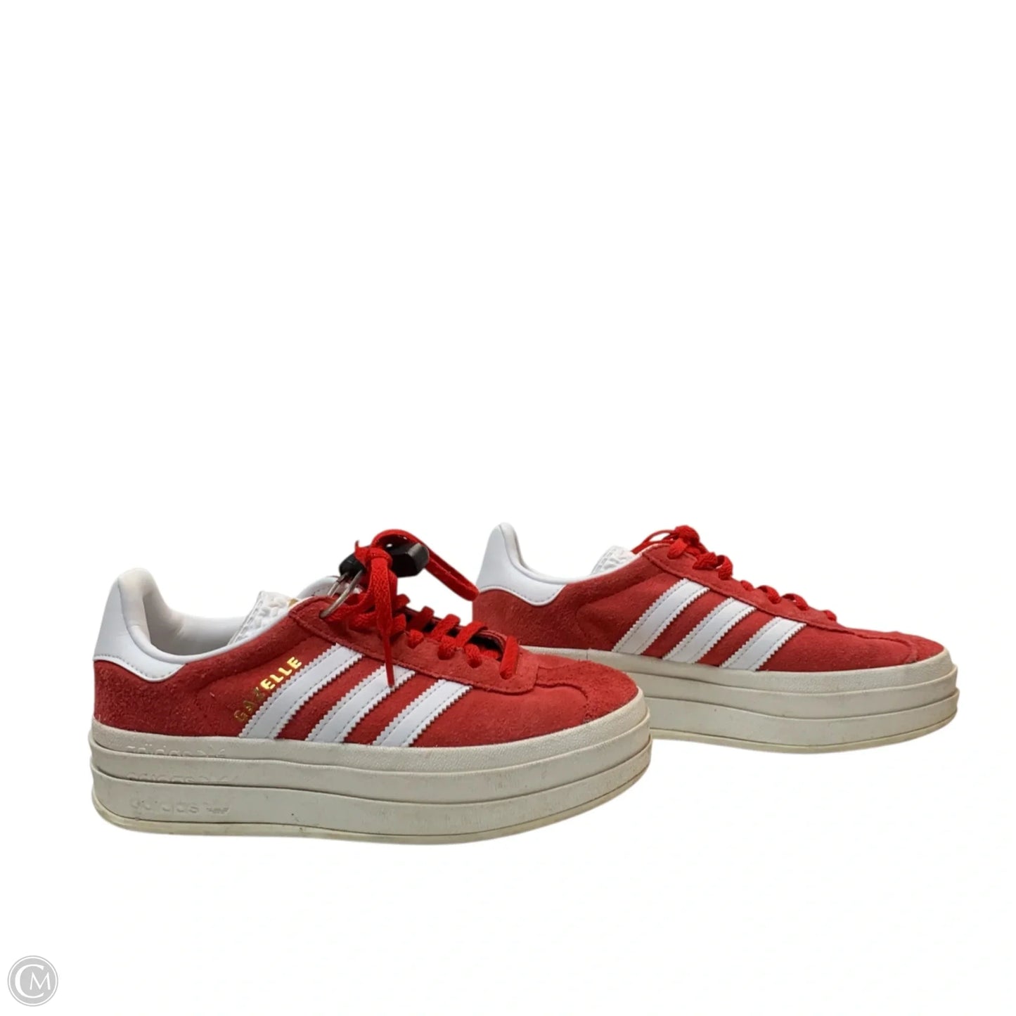 Shoes Sneakers Platform By Adidas In Red & White, Size: 5