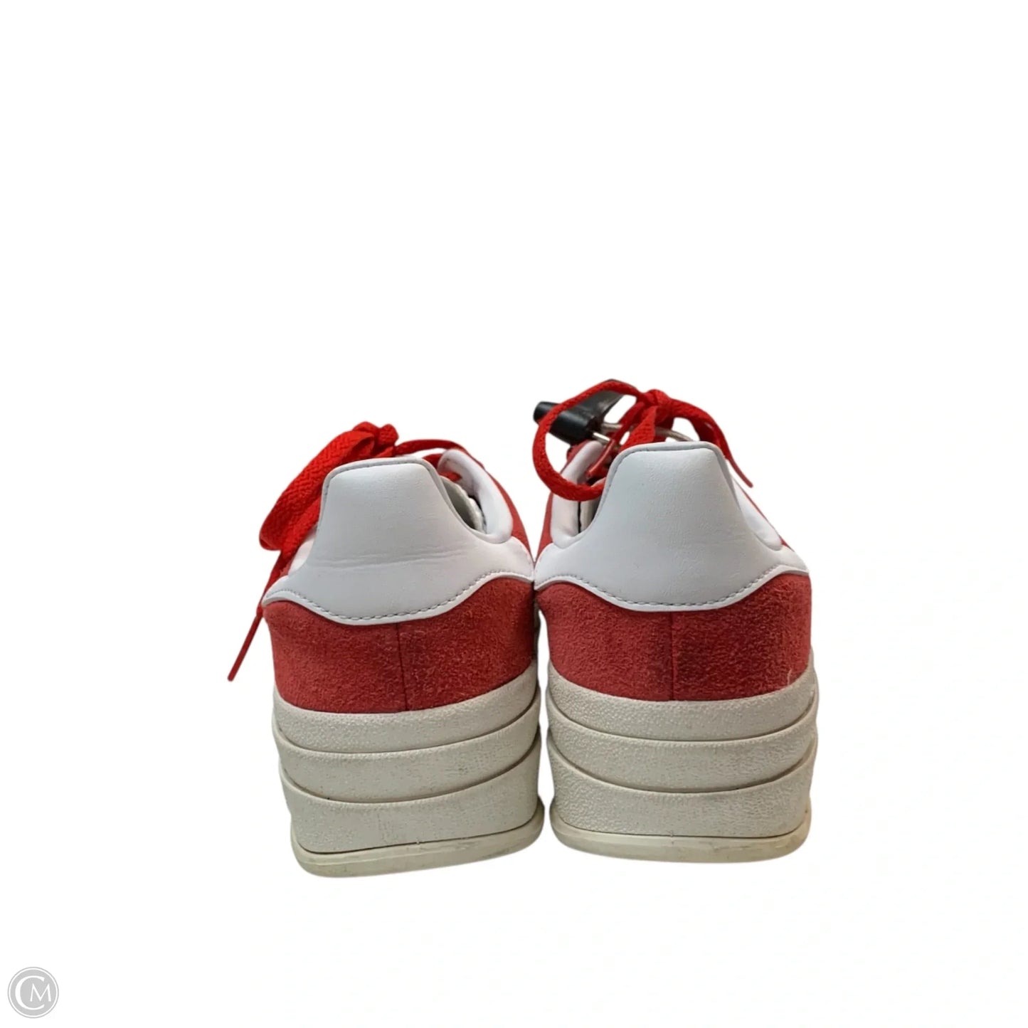 Shoes Sneakers Platform By Adidas In Red & White, Size: 5