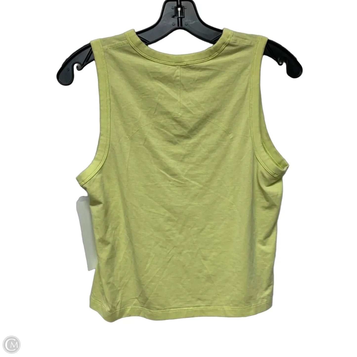 Athletic Tank Top By Lululemon In Yellow, Size: M