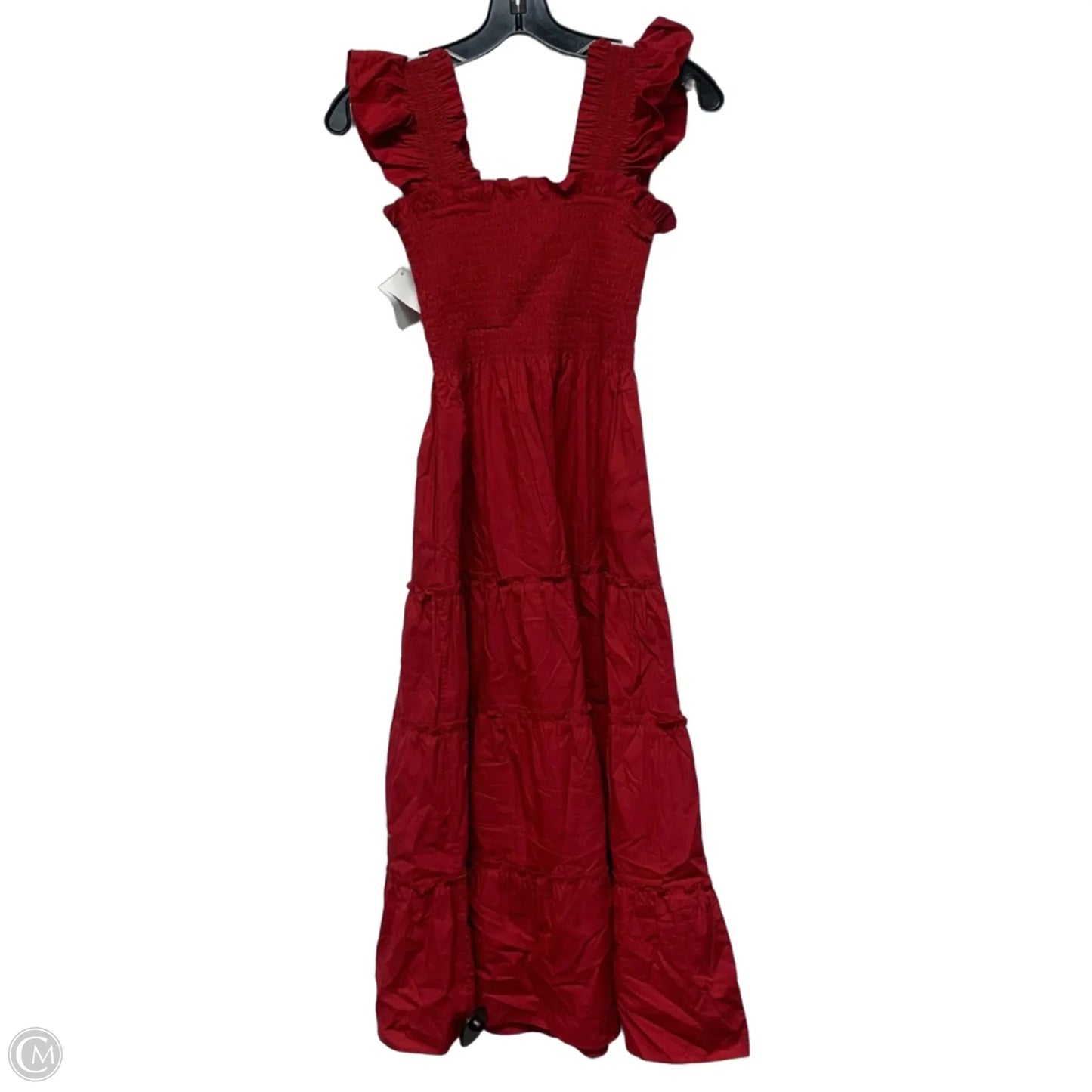 Dress Casual Midi By Hill House In Red, Size: Xxs