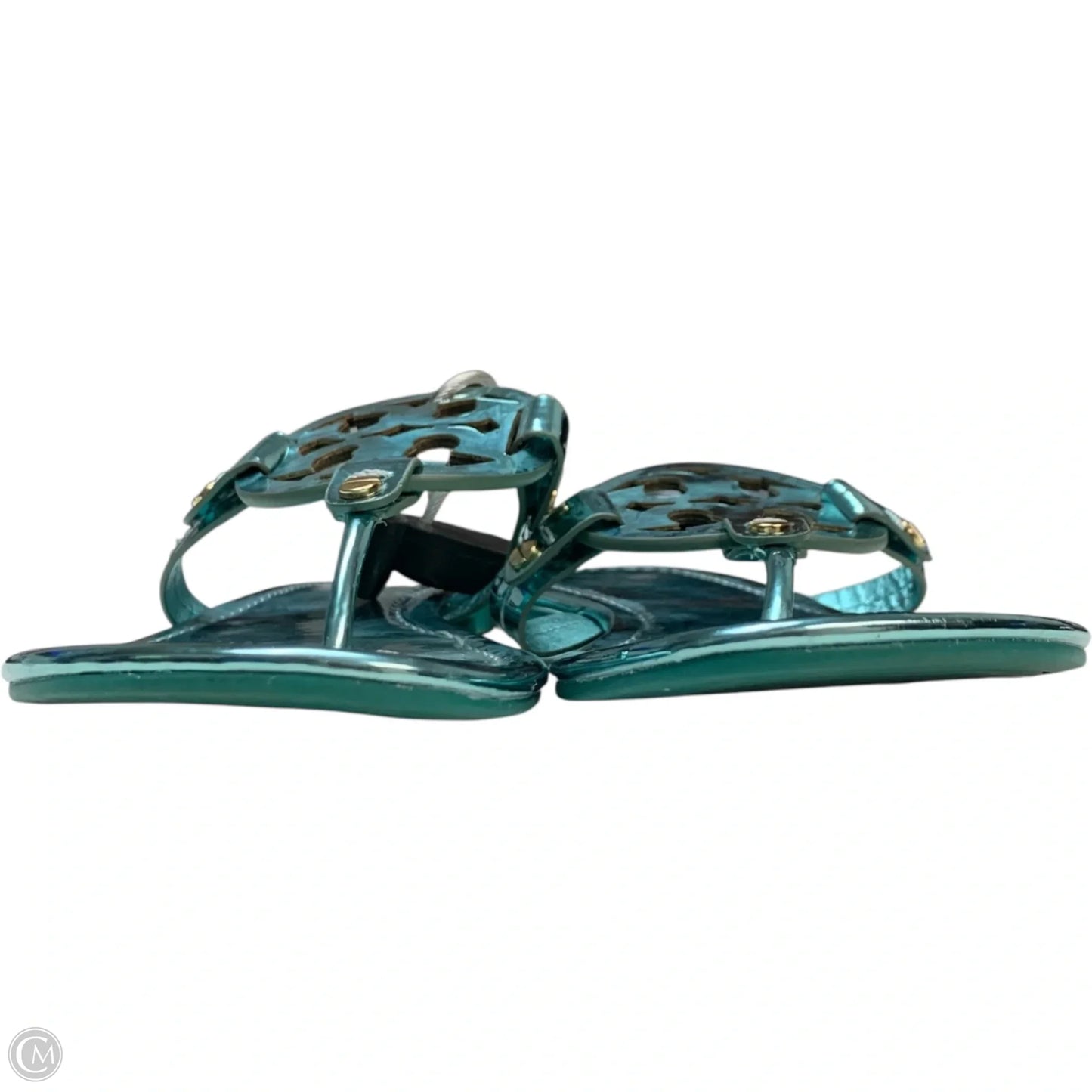 Sandals Designer By Tory Burch In Blue, Size: 6