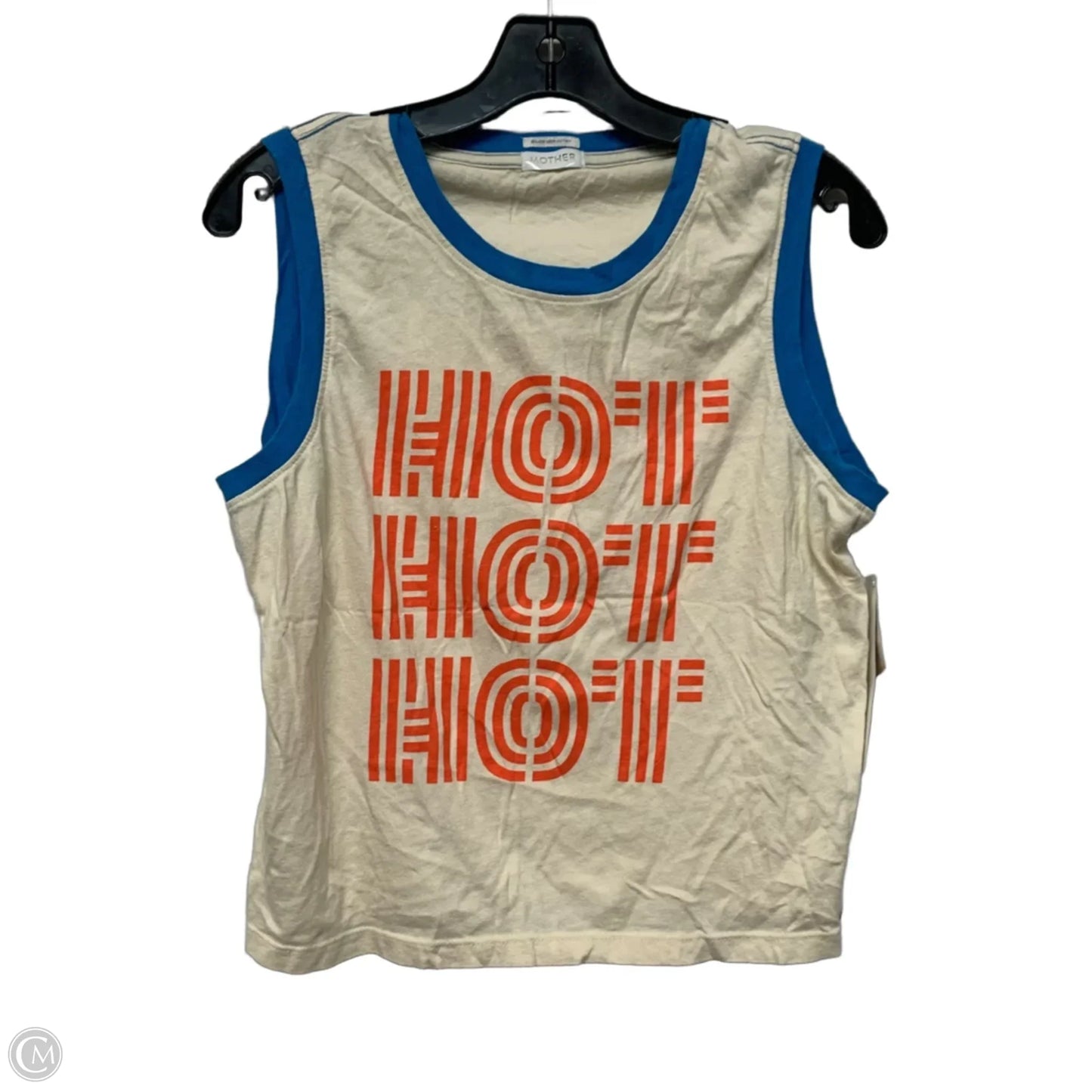 Tank Top Designer By Mother In Cream, Size: M
