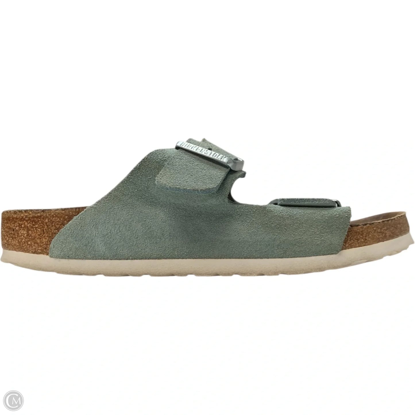 Sandals Flats By Birkenstock In Green, Size: 9