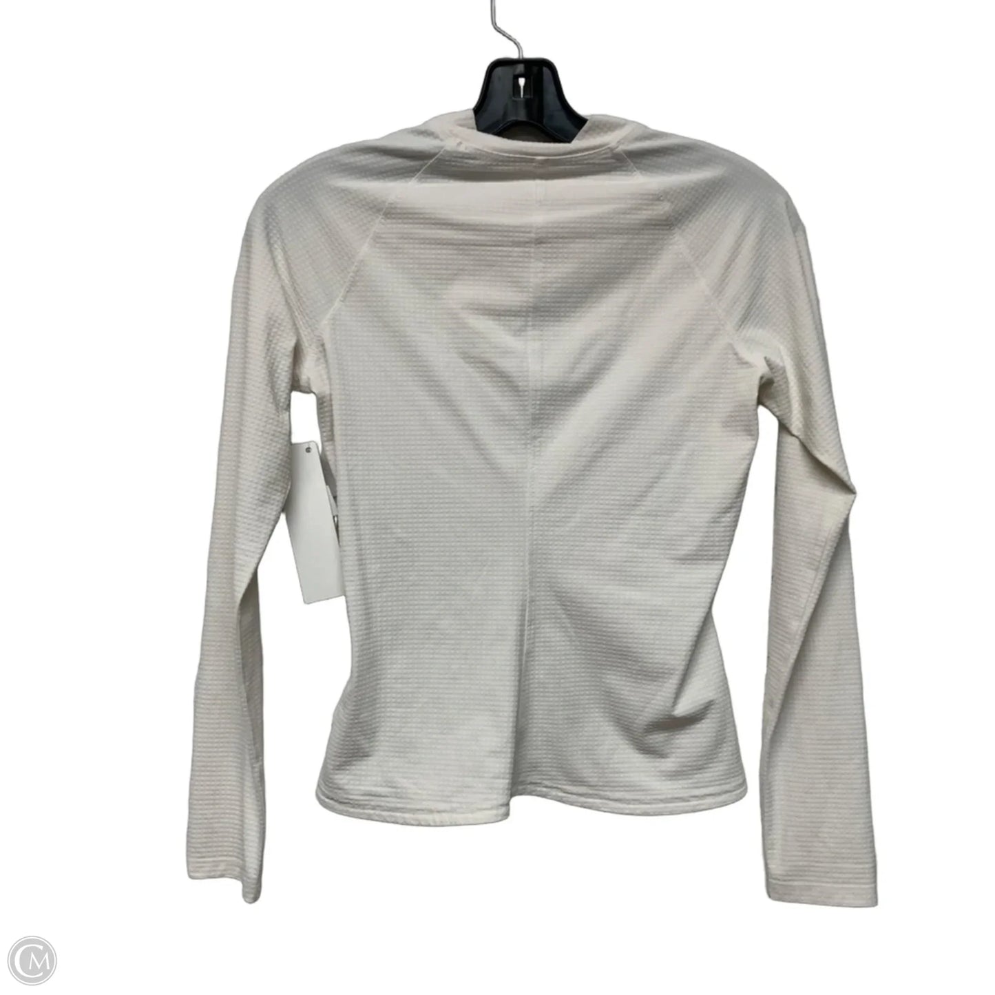 Athletic Top Long Sleeve Crewneck By Lululemon In White, Size: Xs