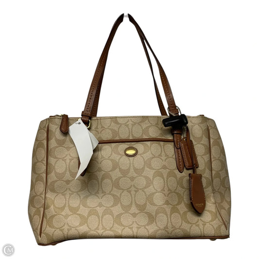 Tote Designer By Coach, Size: Large