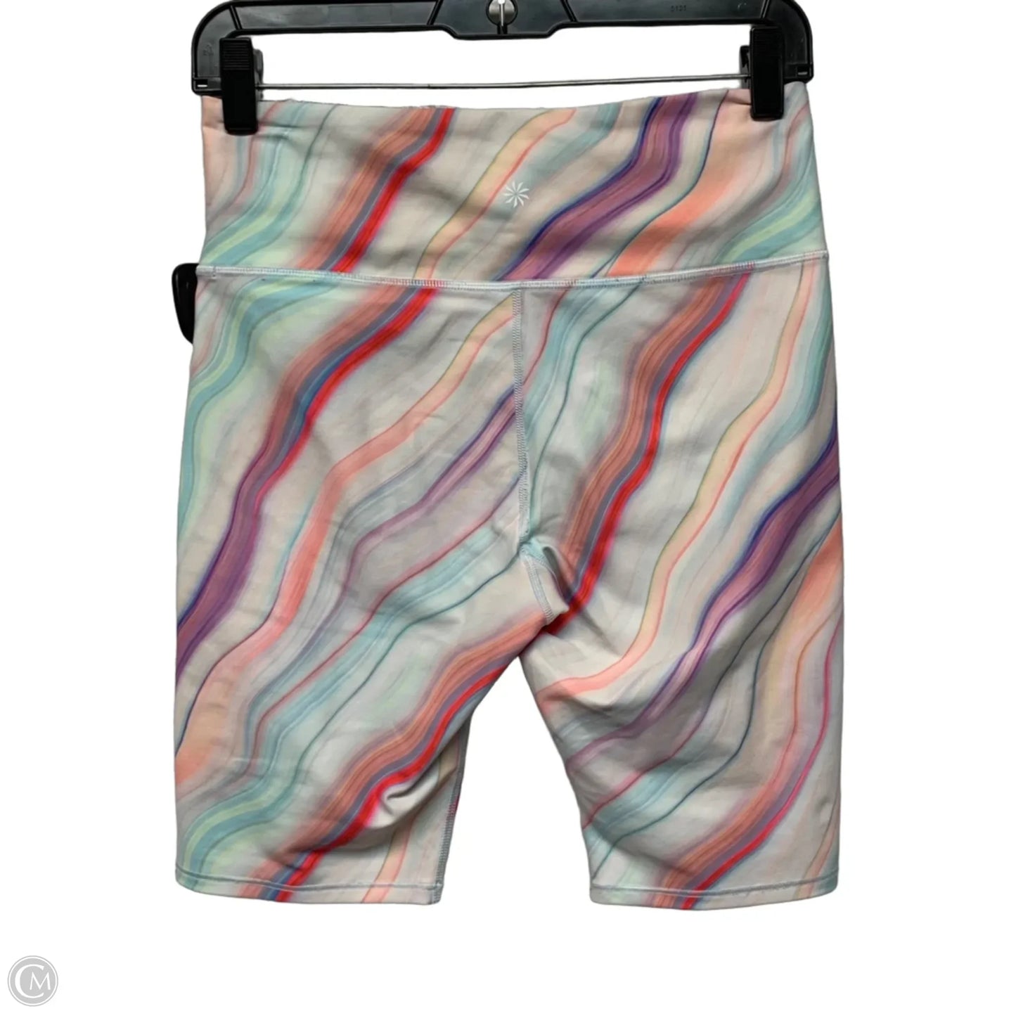 Athletic Shorts By Athleta In Rainbow Print, Size: S