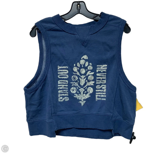 Athletic Tank Top By Free People In Blue, Size: M