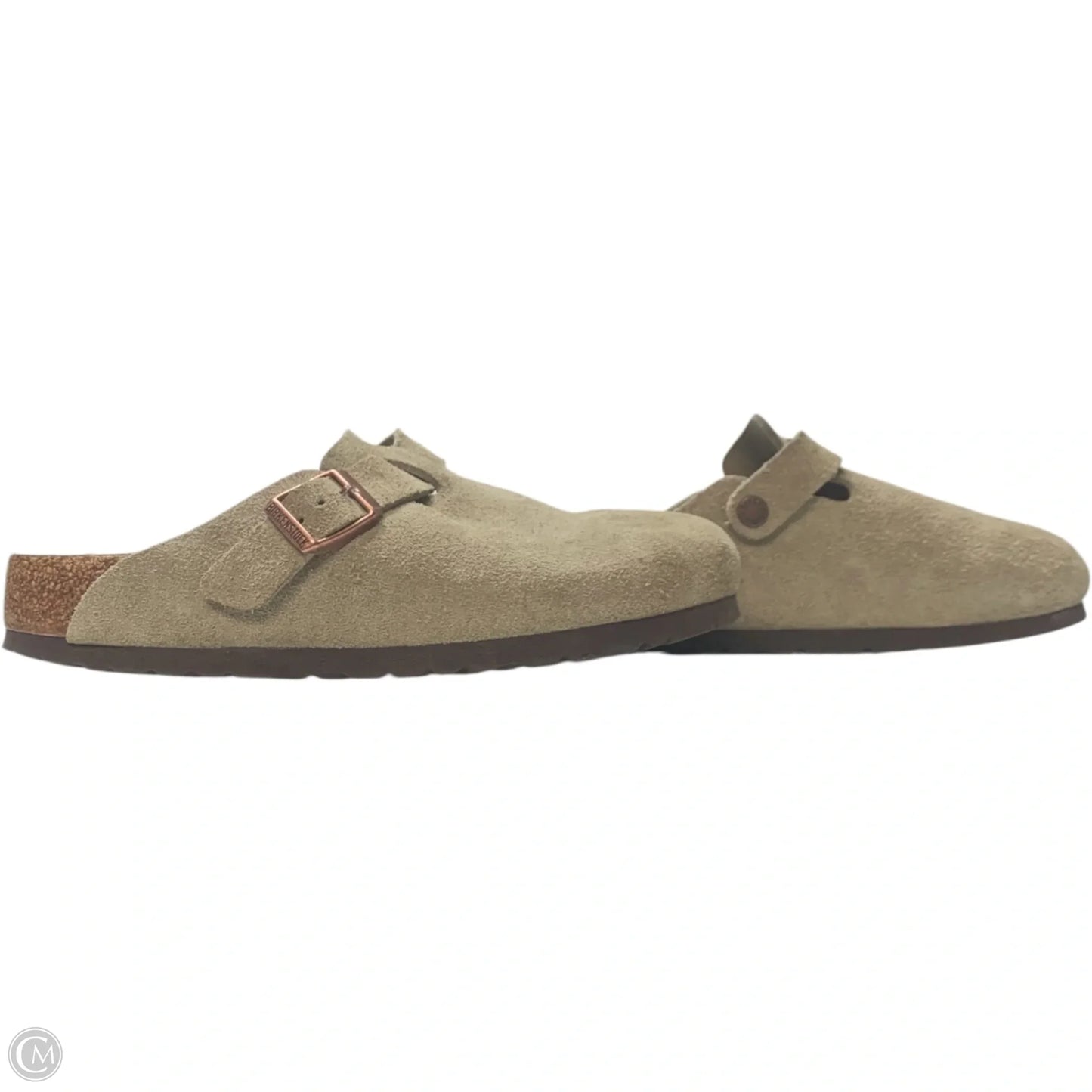 Shoes Flats By Birkenstock In Tan, Size: 7