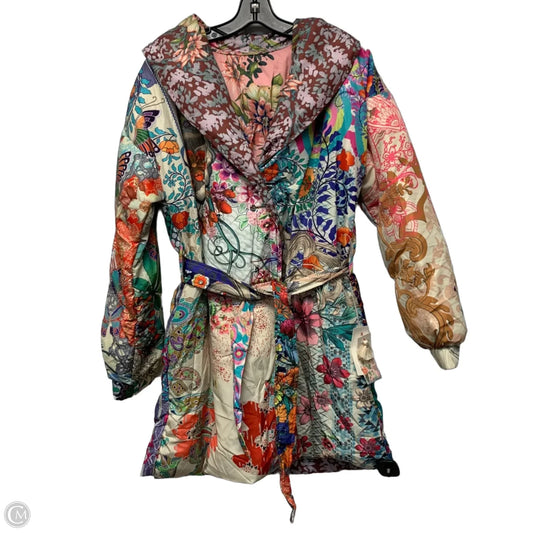 Jacket Designer By Johnny Was In Multi-colored, Size: M