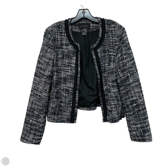 Jacket Other By Ann Taylor In Black & Blue, Size: L