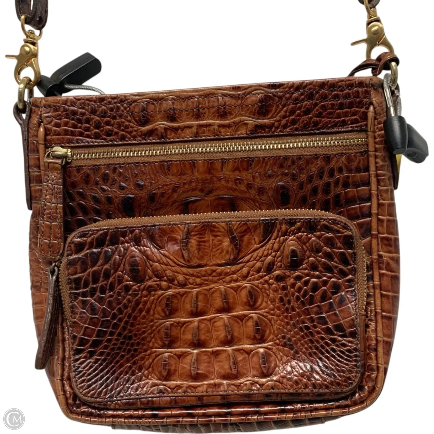 Crossbody Designer By Brahmin, Size: Medium